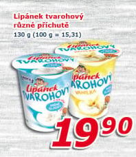 Dezert Lipánek tvarohový Madeta