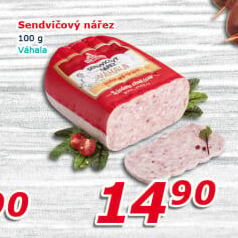 Nářez sendvičový Váhala