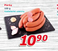 Párky Kostelecké uzeniny