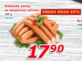 Párky vídeňské Váhala