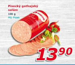 Salám Gothaj Maso uzeniny Písek