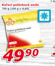 Směs kuřecí polévková mražená Vodňanské kuře