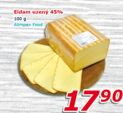 Sýr Eidam uzený 45%