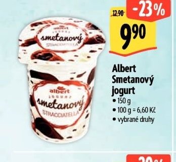 Albert Smetanový jogurt
