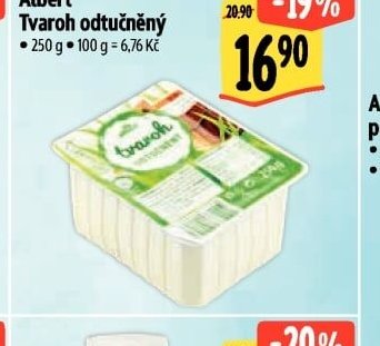 Albert Tvaroh odtučněný