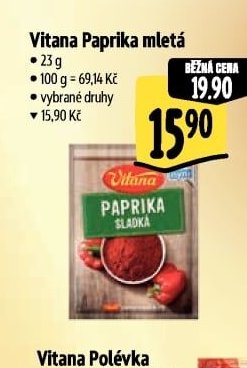Vitana Paprika mletá