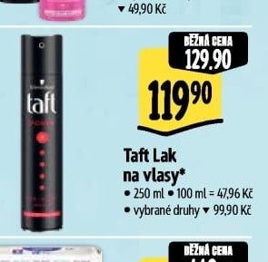 Taft Lak na vlasy
