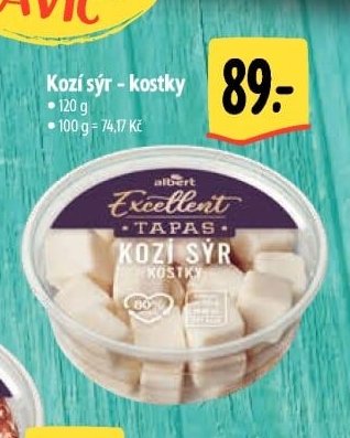 Kozí sýr - kostky