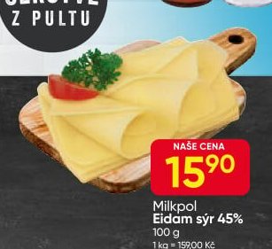 Milkpol Eidam sýr 45%