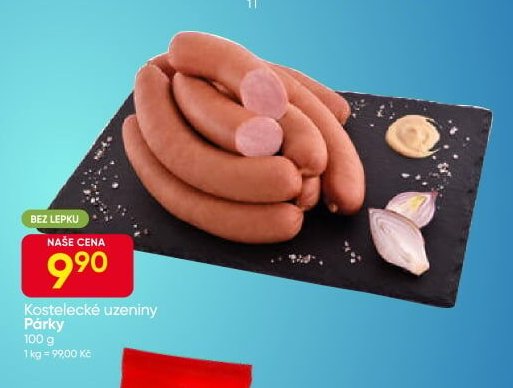 Kostelecké uzeniny Párky