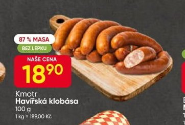 Kmotr Havířská klobása