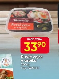 Ruské vejce v aspiku