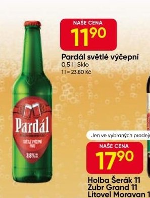 Pardál světlé výčepní