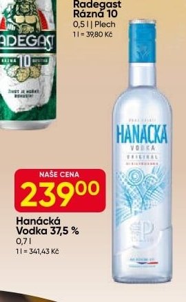 Hanácká Vodka 37,5 %