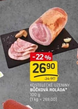 KOSTELECKÉ UZENINY BŮČKOVÁ ROLÁDA