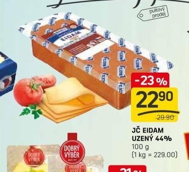 JČ EIDAM UZENÝ 44%