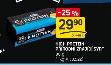 HIGH PROTEIN PŘÍRODNÍ ZRAJÍCÍ SÝR
