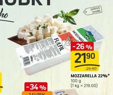 MOZZARELLA 22%