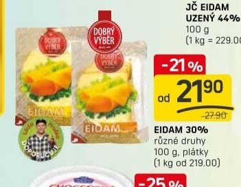 EIDAM 30% různé druhy