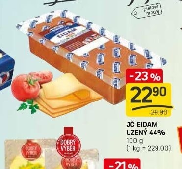 JČ Eidam uzený 44%