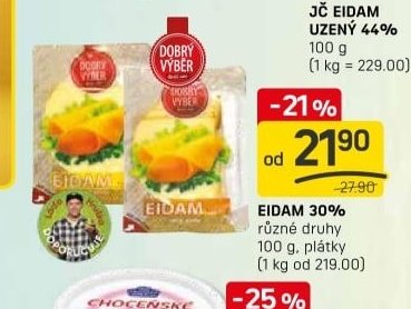 Eidam 30% plátky
