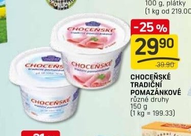 Choceňské tradiční pomazánkové