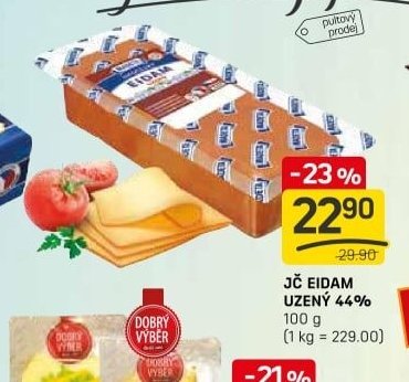 JČ EIDAM UZENÝ 44%
