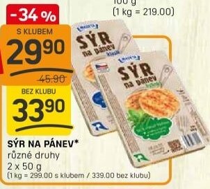 SÝR NA PÁNEV