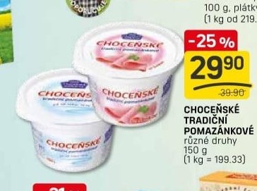 CHOCEŇSKÉ TRADIČNÍ POMAZÁNKOVÉ