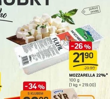 MOZZARELLA 22%