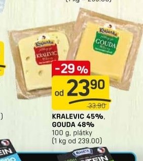 KRALEVIC 45%, GOUDA 48%
