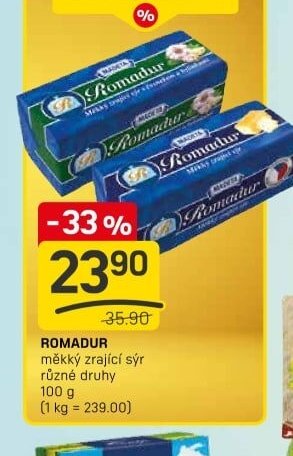 Romadur měkký zrající sýr