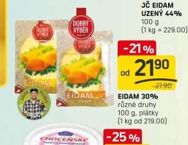 Eidam 30% různé druhy