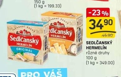 SEDLČANSKÝ HERMELÍN různé druhy
