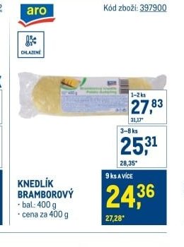 Knedlík bramborový