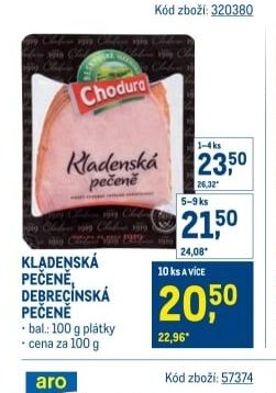 KLADENSKÁ PEČENĚ, DEBRECÍNSKÁ PEČENĚ