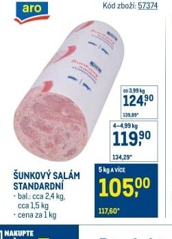 ŠUNKOVÝ SALÁM STANDARDNÍ