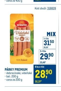 PÁRKY PREMIUM