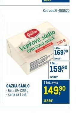GAZDA SÁDLO