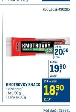 Kmotrovky snack