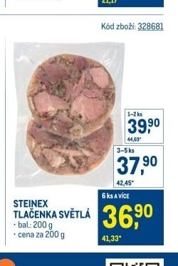 Steinex tlačenka světlá