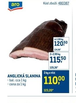 ANGLICKÁ SLANINA