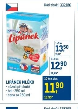 LIPÁNEK MLÉKO