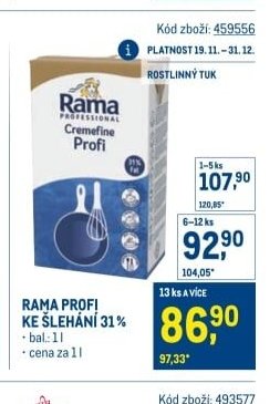 RAMA PROFI KE ŠLEHÁNÍ 31%
