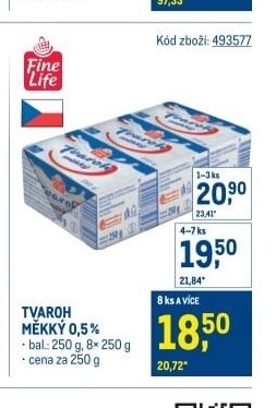 TVAROH MĚKKÝ 0,5%