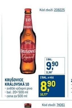 KRUŠOVICE KRÁLOVSKÝ ORIGINÁL 10
