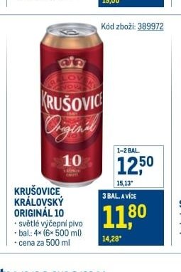 KRUŠOVICE KRÁLOVSKÝ ORIGINÁL 10