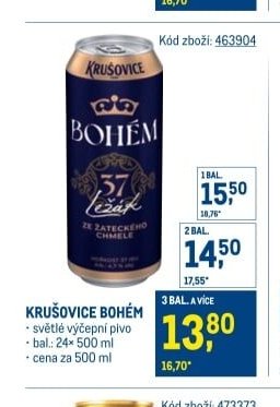 KRUŠOVICE BOHÉM