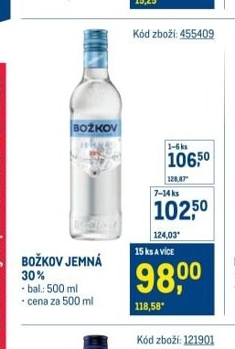 BOŽKOV JEMNÁ 30 %