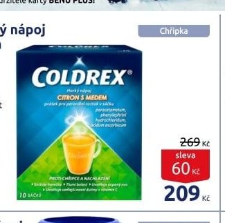 COLDREX Horký nápoj Citron s medem
